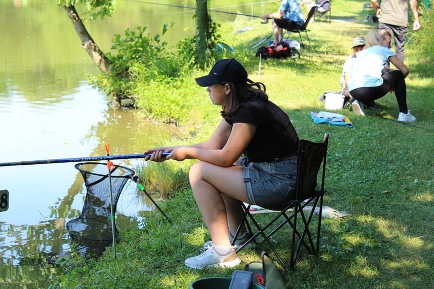 Zawody wędkarskie na Zalewie Chlebianka