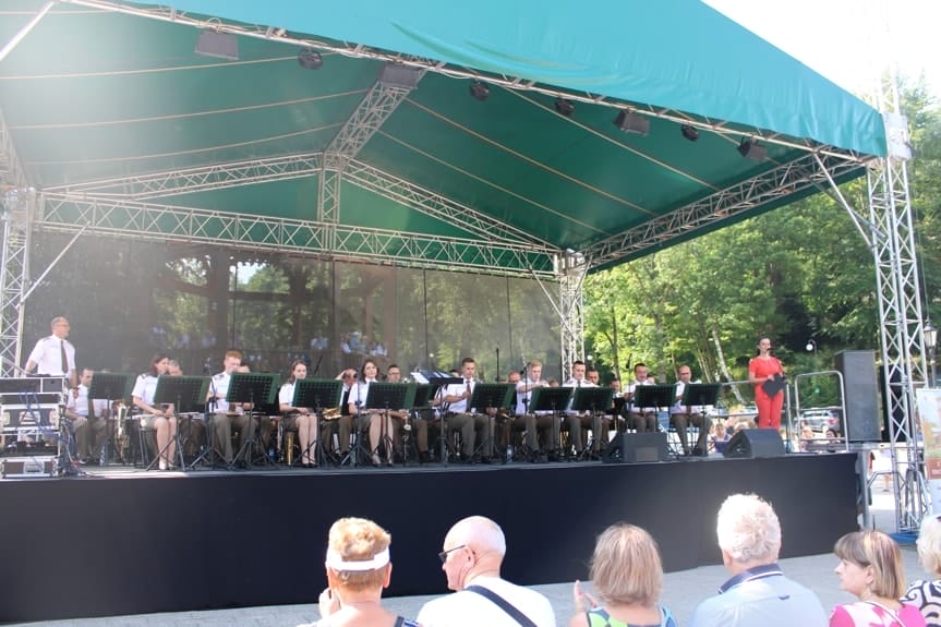 Orkiestra Straży Granicznej zagrała w Iwoniczu-Zdroju