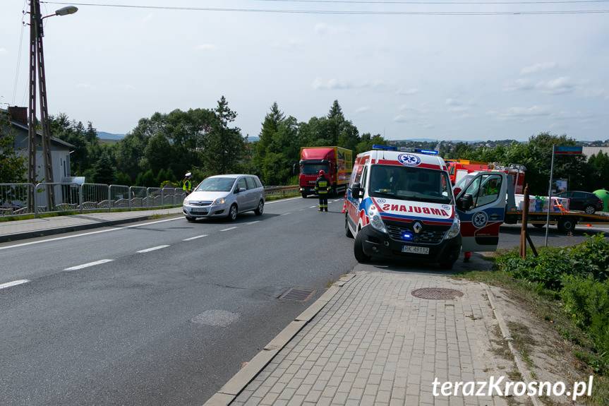 Zderzenie w Łężanach na DK19