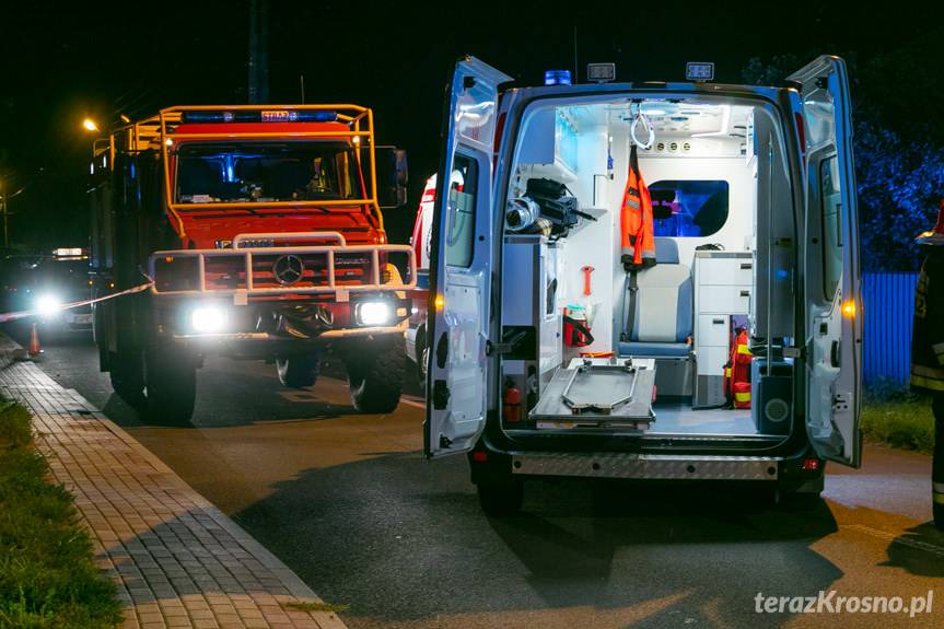 Wypadek na Białobrzeskiej, ranne dwie osoby