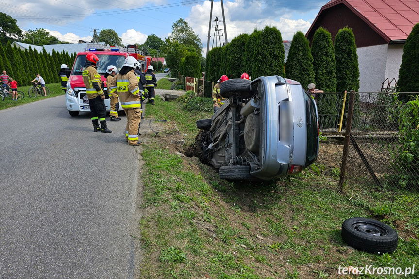 Wypadek w Kobylanach. Poszkodowana kobieta