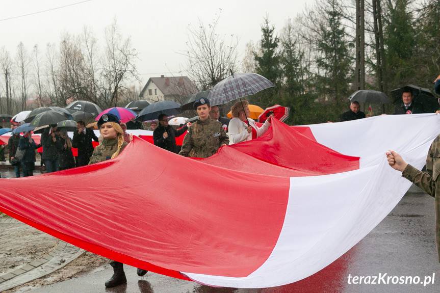 200 metrowa flaga na 101 rocznicę Odzyskania Niepodległości
