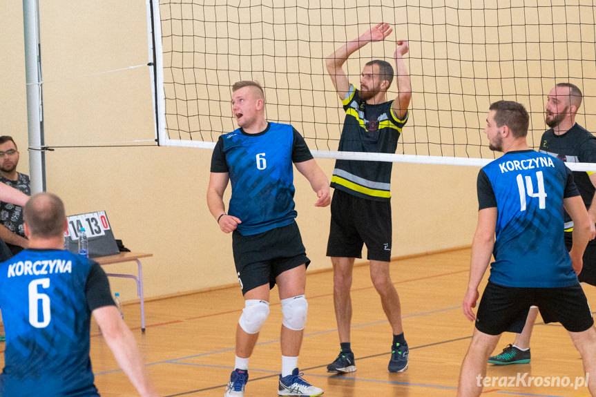 Strażacy z gminy Korczyna tryumfują w siatkarskich zawodach powiatowych