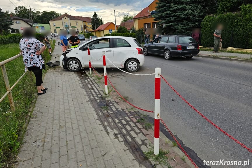 Kolizja w Zręcinie. Za kierownicą pijany kierowca