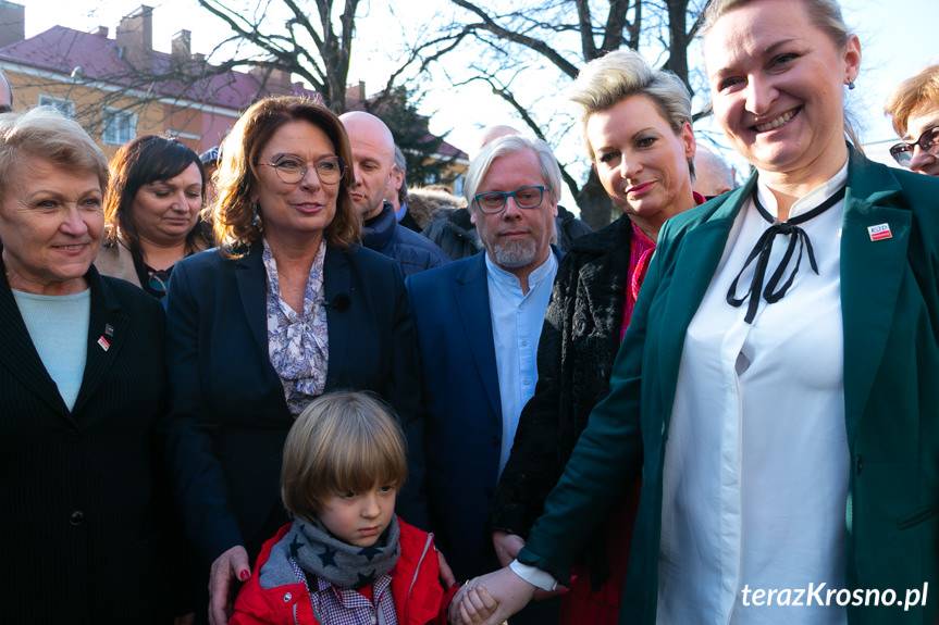 Małgorzata Kidawa-Błońska w Krośnie. Kampania prezydencka nabiera tempa