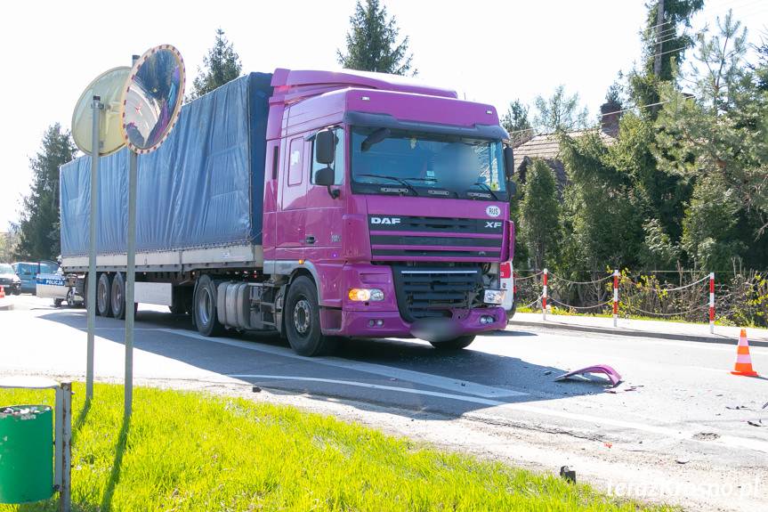 Kolizja w Pustynach na DK19