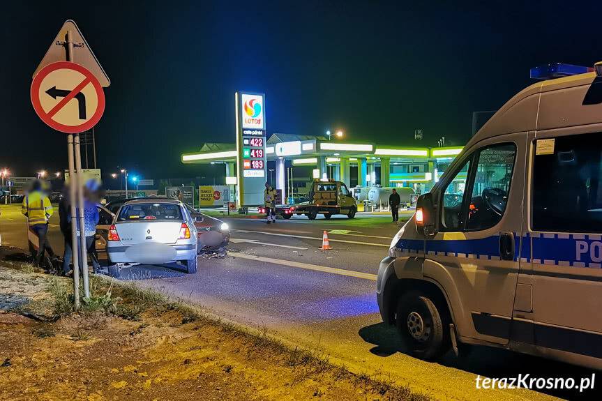 Kolizja na Podkarpackiej w Krośnie
