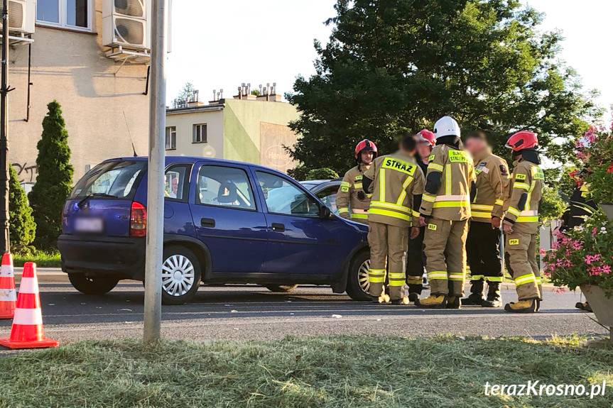Potrącenie pieszego w Rymanowie