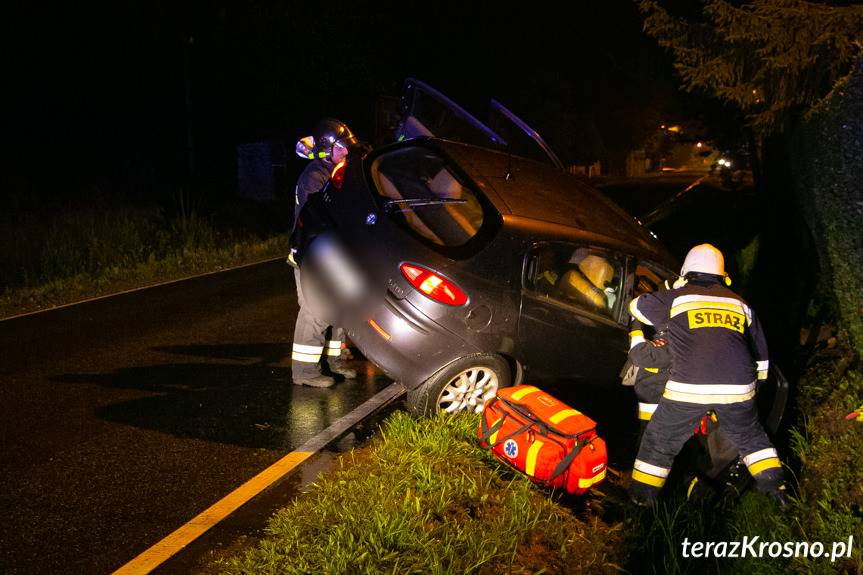Wypadek na Karpackiej w Zręcinie
