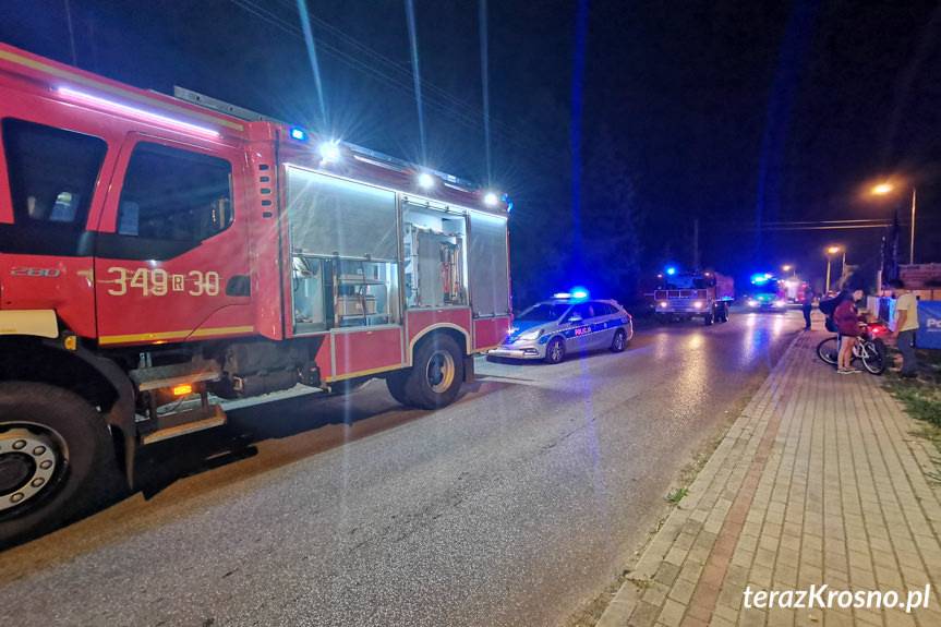 Zderzenie dwóch samochodów w Jedliczu