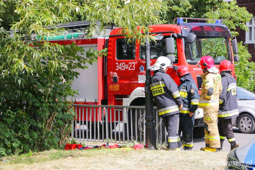 Wypadek w Iwoniczu-Zdroju na Słonecznej