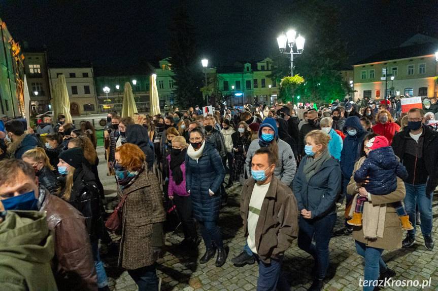 Trzeci protest kobiet w Krośnie
