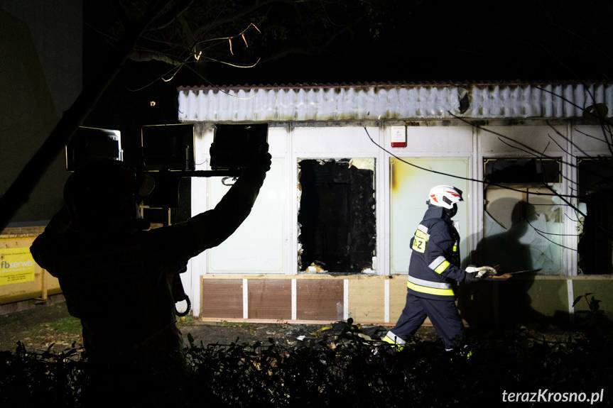 Pożar pustostanu na Oficerskiej