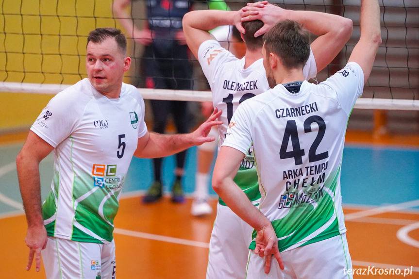 Karpaty Krosno Glass-KPU w Krośnie - Arka Tempo Chełm 3:1 