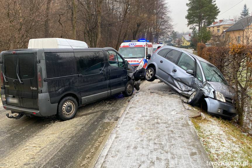 Zderzenie na Długiej w Rogach