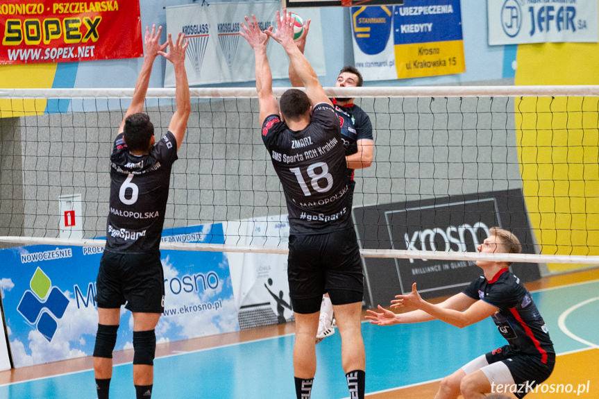 Karpaty Krosno Glass-KPU w Krośnie - SMS Sparta Kraków 3:0