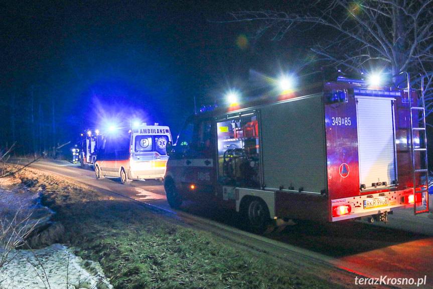 Uderzył w drzewo i uciekł