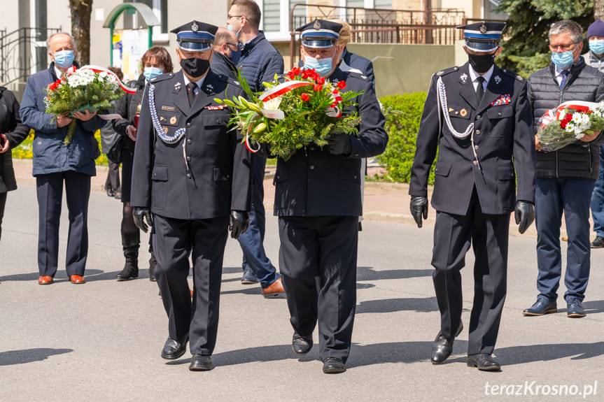Skromnie, ale patriotycznie na uroczystościach 3 Maja w Jedliczu