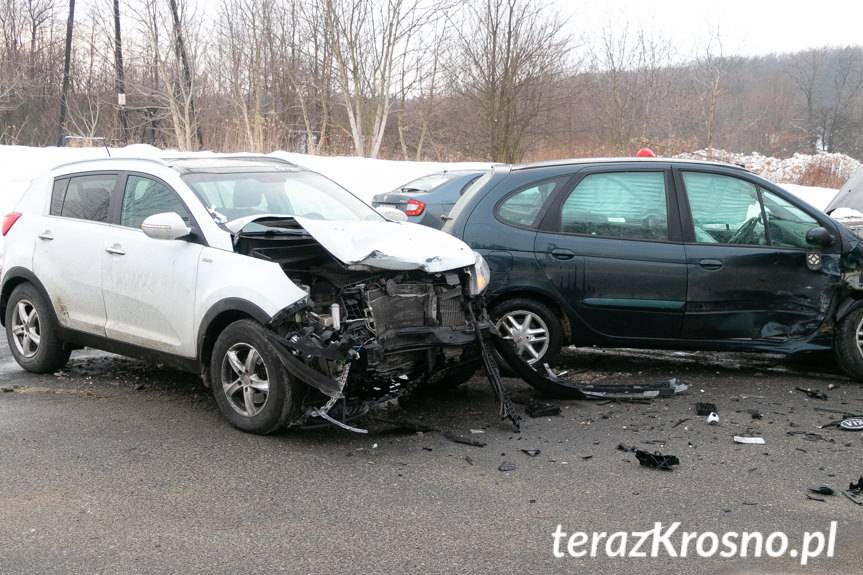 Wypadek w Potoku, zderzenie trzech samochodów