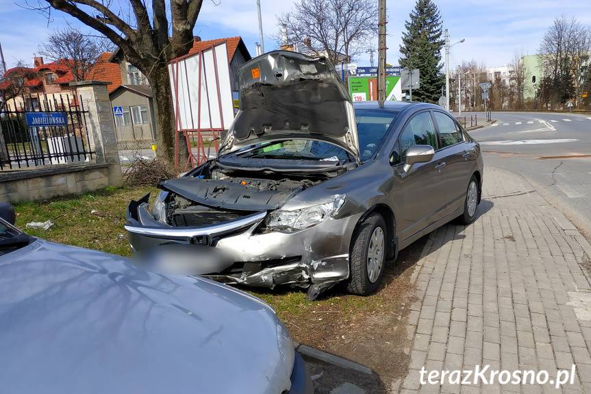 Zderzenie na rondzie