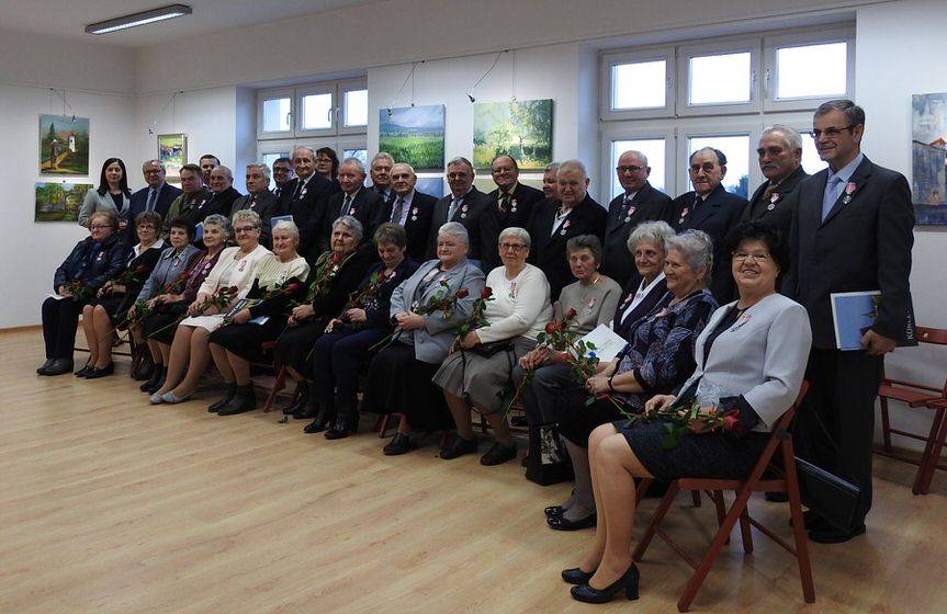 Razem na dobre i złe od pół wieku. Złote gody w Korczynie