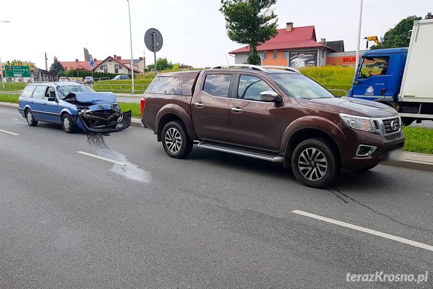 Zderzenie dwóch aut w Krośnie