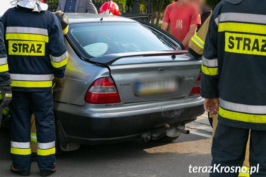 Kolizja w Zręcinie na Łukasiewicza