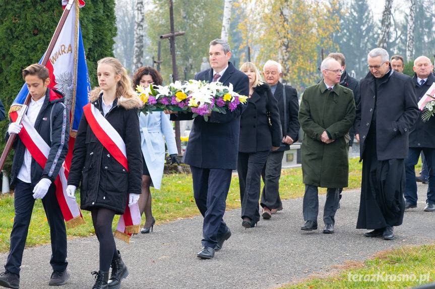 Poświęcenie nagrobków Trzecieskich w Jedliczu