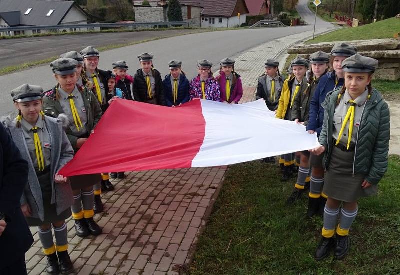 Obchody Święta Niepodległości w Łękach Dukielskich