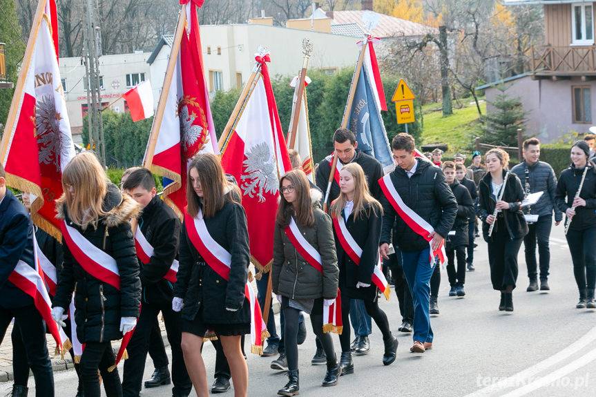 Powiatowo - gminne uroczystości z okazji Narodowego Święta Niepodległości w Rymanowie