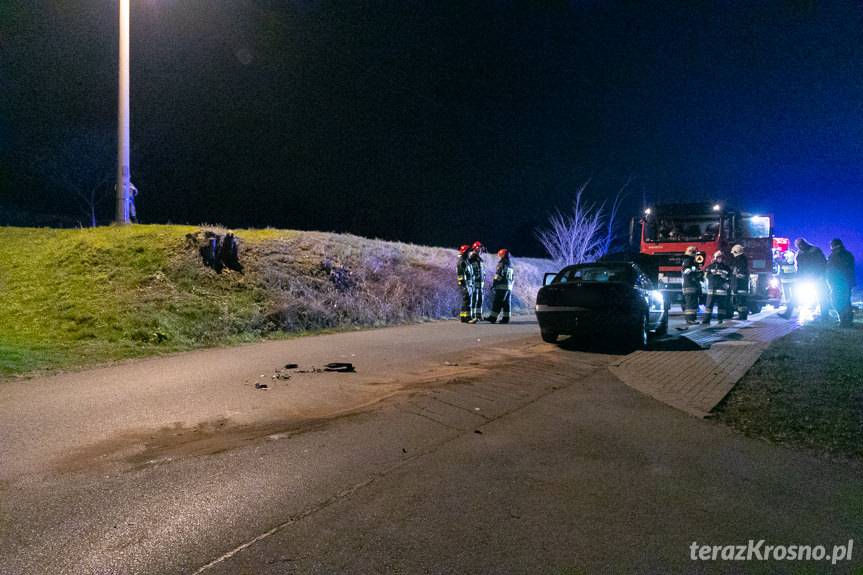 Wypadek w Rogach, poszkodowanych dwóch kierowców