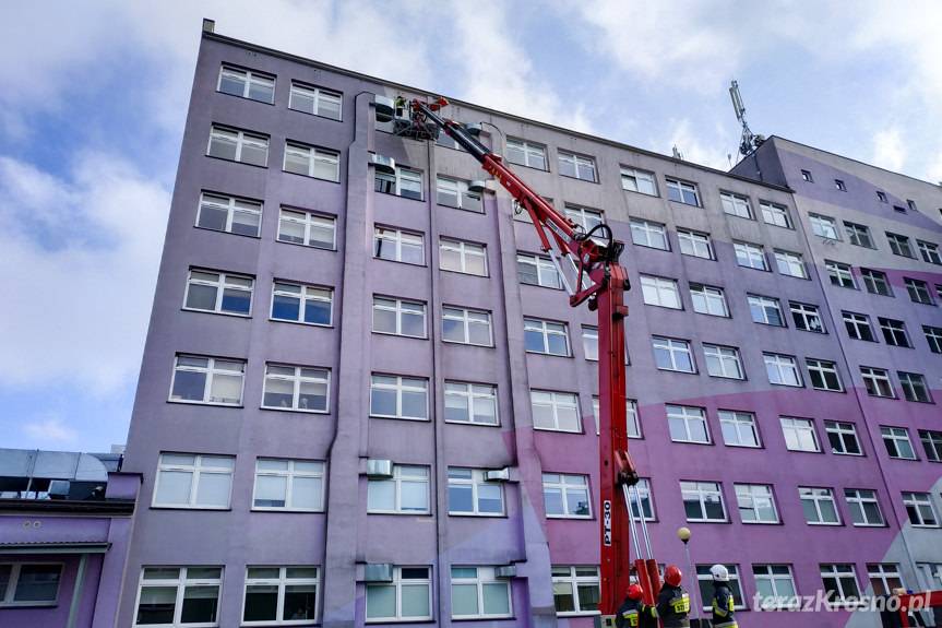 Strażacy ćwiczyli w szpitalu