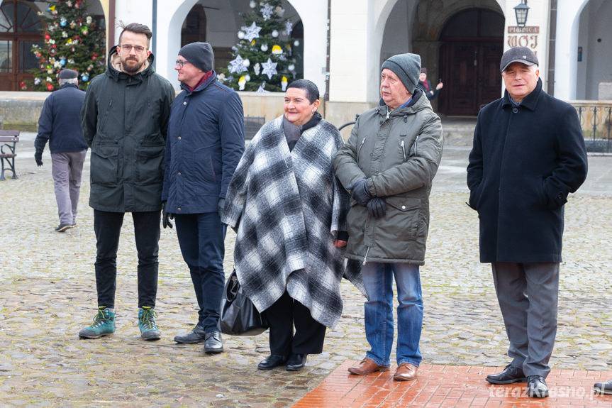 Makieta historycznego Krosna na rynku