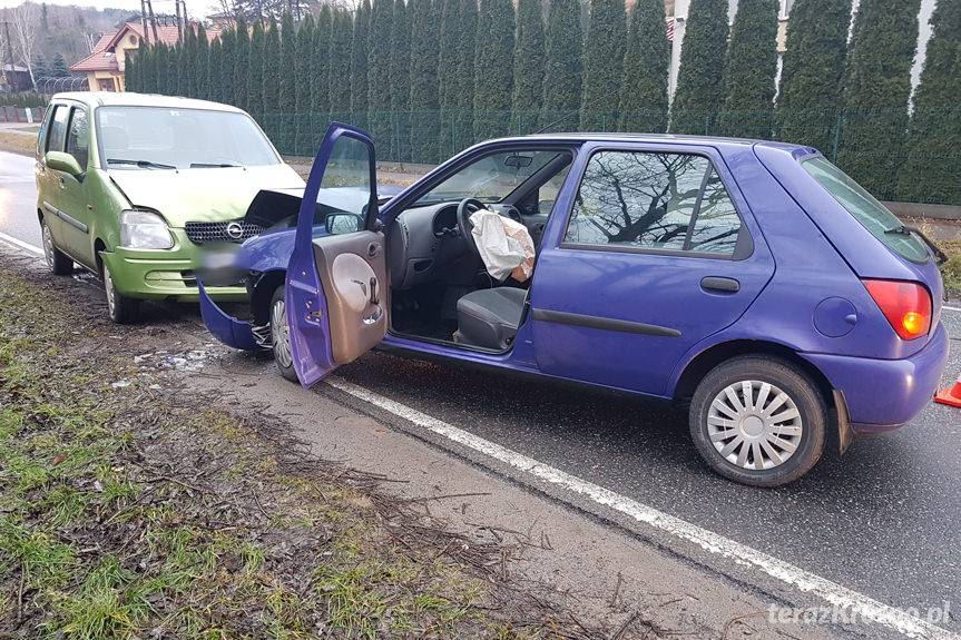 Czołowe zderzenie w Posadzie Górnej