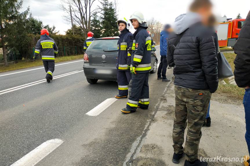 Zderzenie dwóch samochodów w Potoku