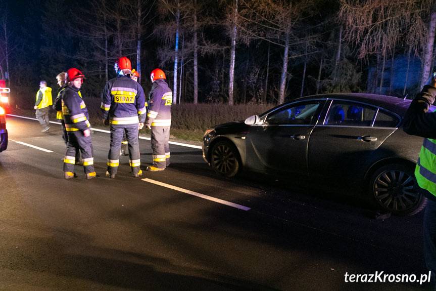 Wypadek w Jaszczwi, potrącony pieszy