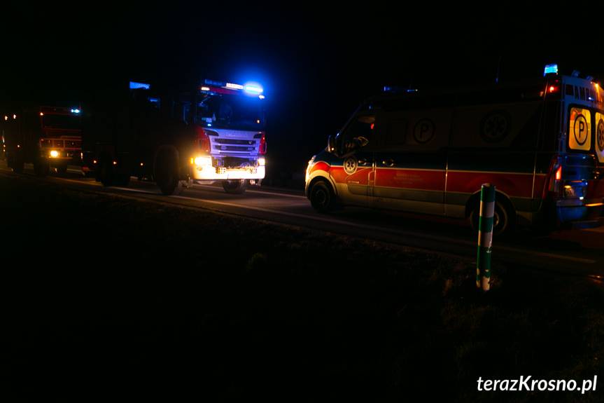 Wypadek w Miejscu Piastowym. Zderzenie dwóch samochodów