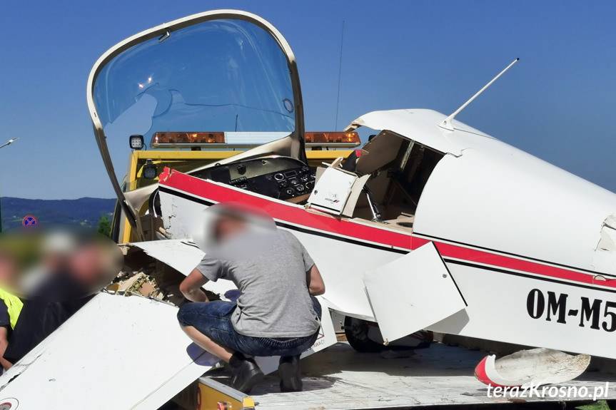 Awaria silnika prawdopodobną przyczyną wypadku lotniczego w Krośnie