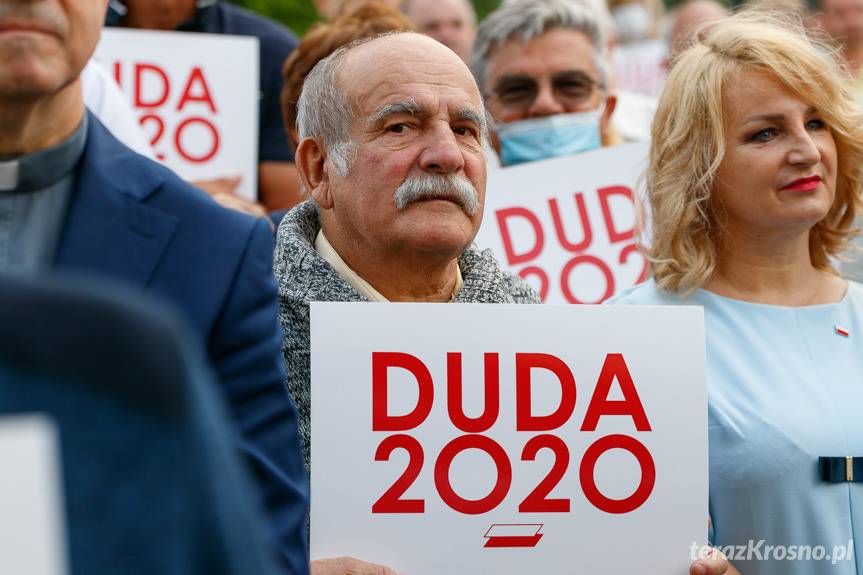 Marszałek Sejmu z wizytą w Krośnie: "Andrzej Duda jest z nami"