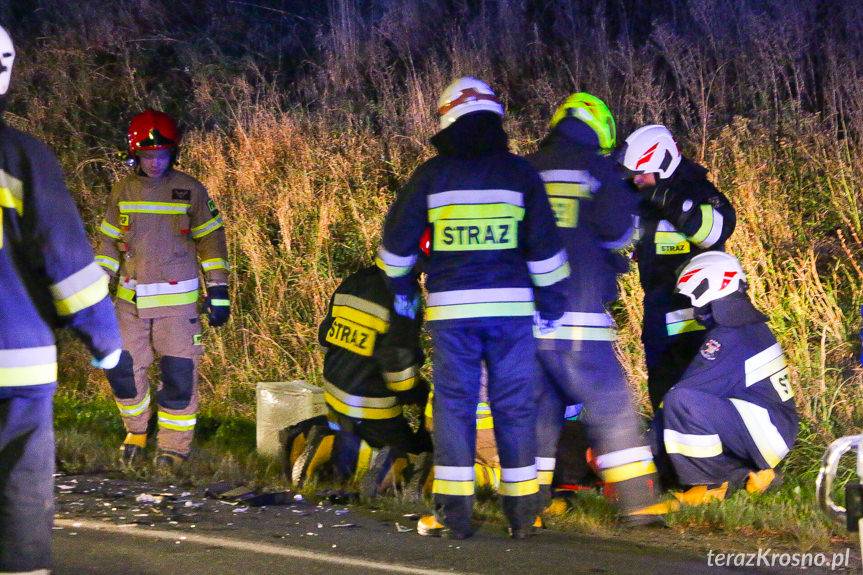 Wypadek w Klimkówce na DK28 