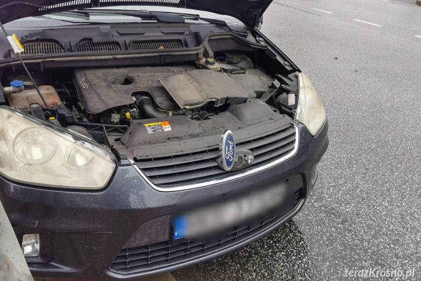 Zderzenie na skrzyżowaniu w Krośnie