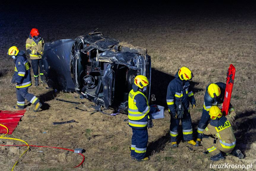 BMW koziołkowało w Równem