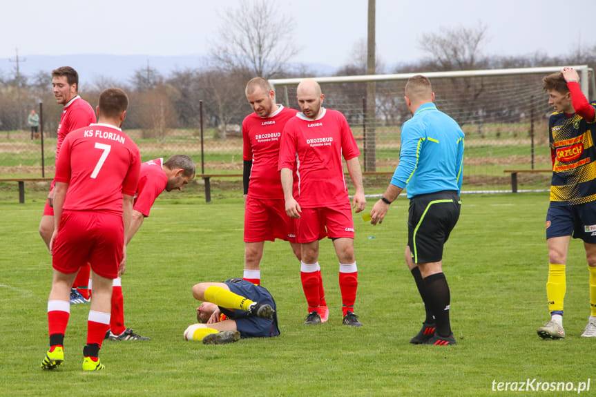 Iskra zaaplikowała 8 bramek drużynie z Rymanowa-Zdroju 