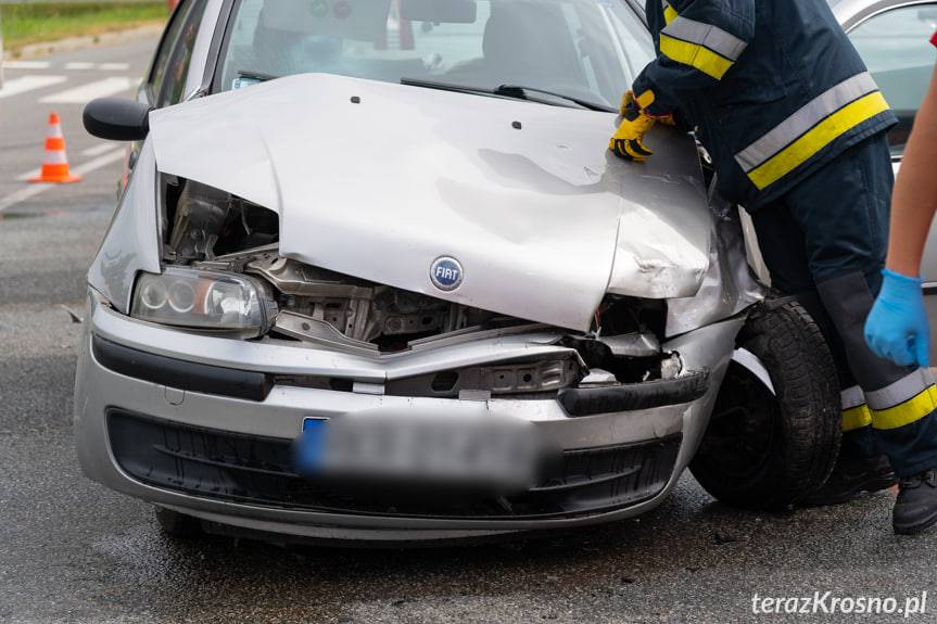 Kolizja na Lotników w Krośnie