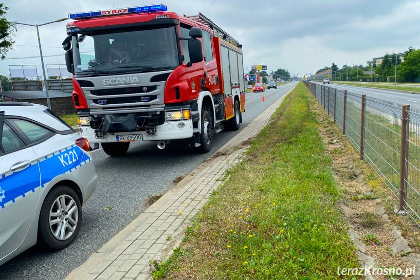 Zderzenie na Podkarpackiej, jedna osoba przetransportowana do szpitala