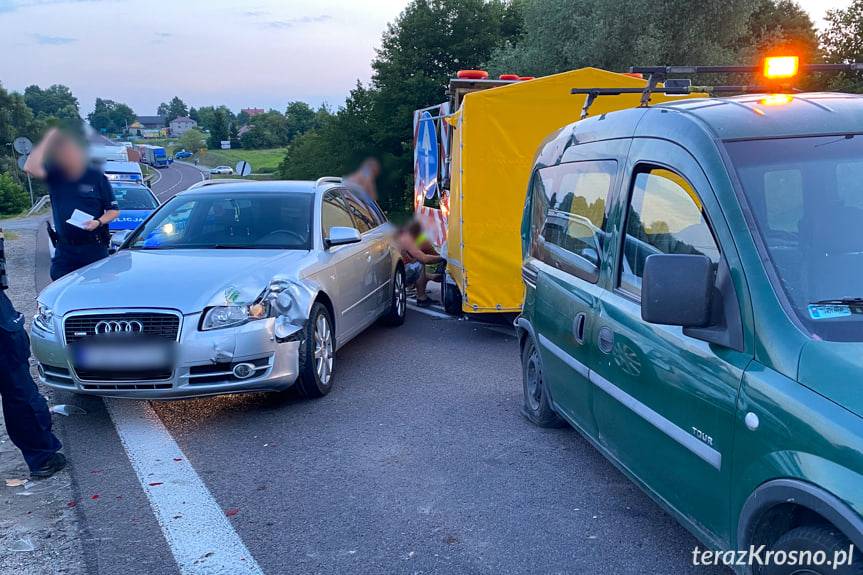 Zderzenie w Komborni na DK19