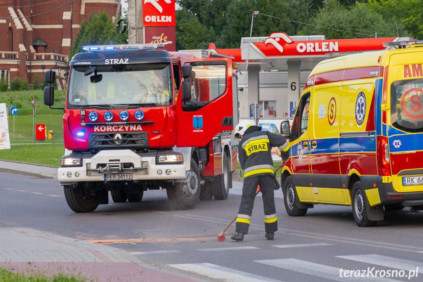 Zderzenie w Korczynie na Szeptyckiego