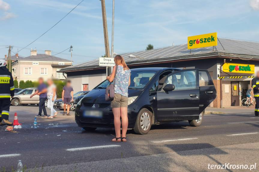 Iwonicz. Nietrzeźwa rowerzystka spowodowała kolizję