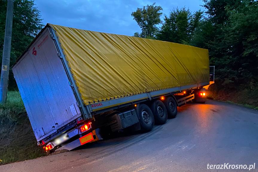 Nietrzeźwy Białorusin zablokował drogę w Odrzykoniu