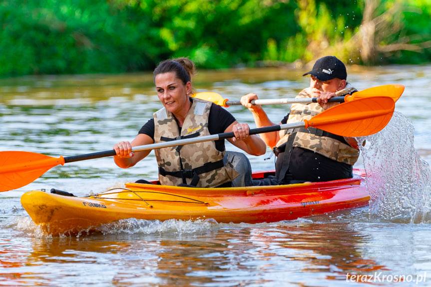 Zawody kajakowe w Wojkówce 